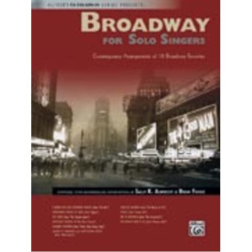 Broadway For Solo Singers