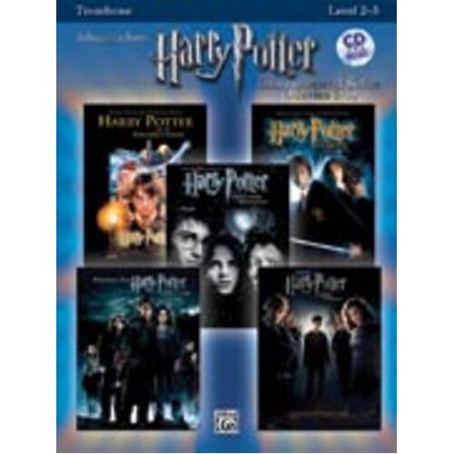 Harry Potter Instrumental Solos Movies 1-5 Book/CD Trombone Book