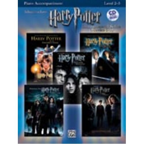 Harry Potter Instrumental Solos Movies 1-5 Book/CD Piano Book