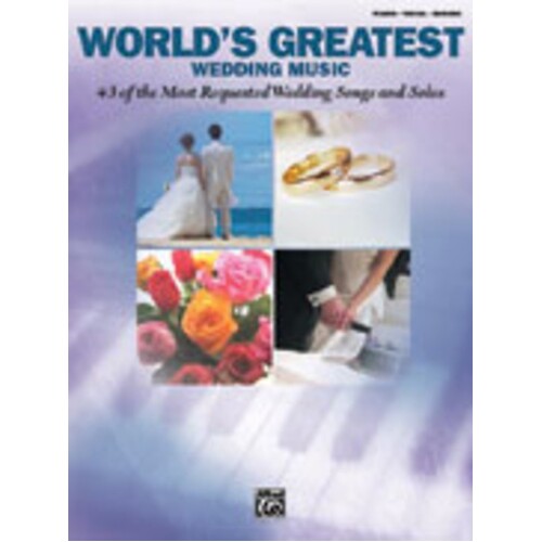 Worlds Greatest Wedding Music PVG Book
