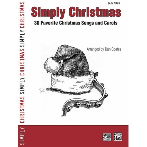 Simply Christmas Easy Piano Arr Coates Book