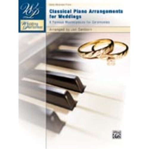 Classical Piano Arrangements For Weddings Book