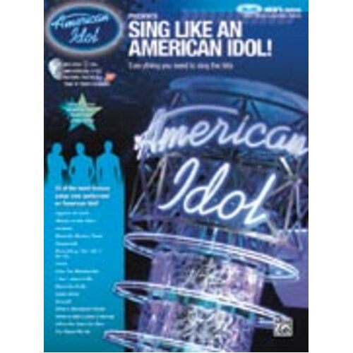 Sing Like An American Idol Deluxe Mens Book/2CD