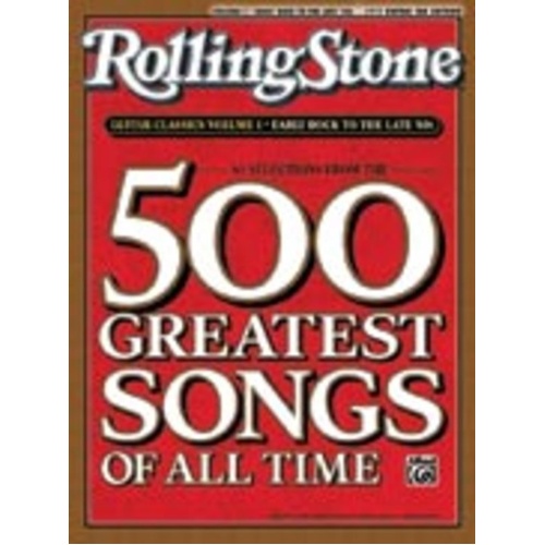 Rolling Stone Guitar Classics Vol 1 - Easy Guitar TAB Songbook