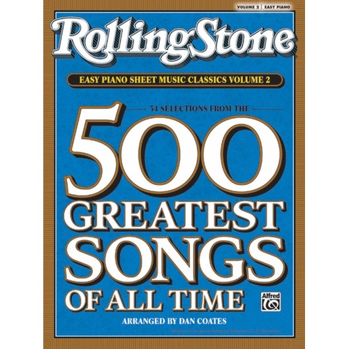 Rolling Stone Easy Piano Sheet Music Classics 2 Book