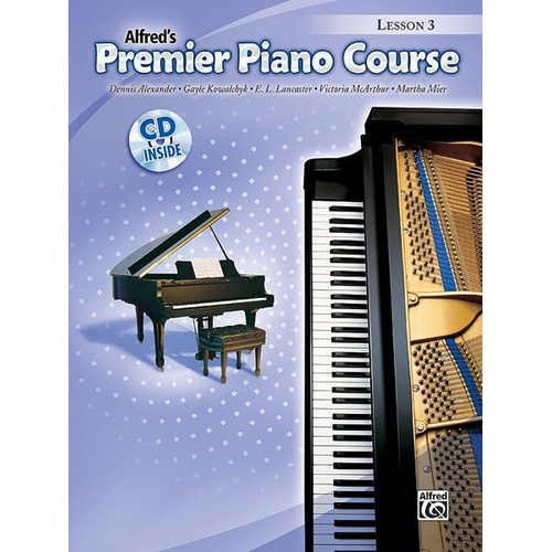 Premier Piano Course Lesson Book 3 with CD