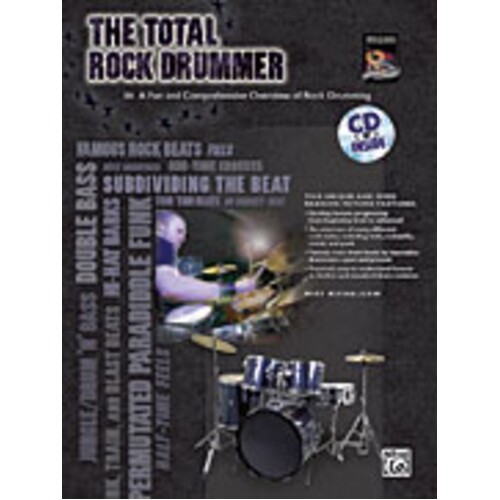 Total Rock Drummer Book/CD Book