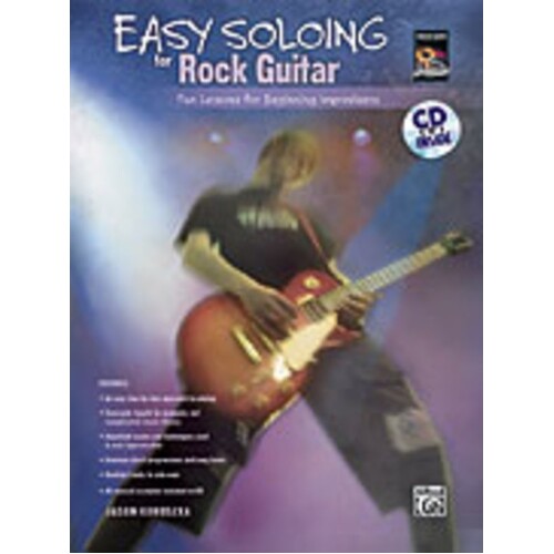 Easy Soloing For Rock Guitar Book/CD Book