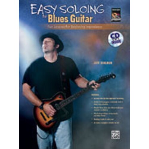 Easy Soloing For Blues Guitar Softcover Book/CD