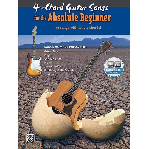 4 Chord Songs for the Absolute Beginner Book/CD