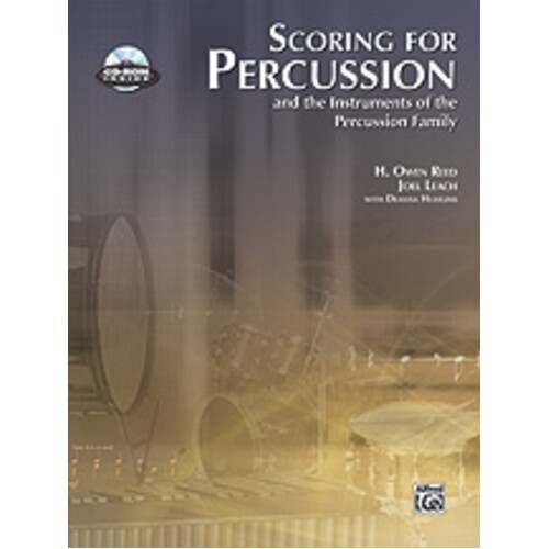 Scoring For Percussion Book/CDrom Book