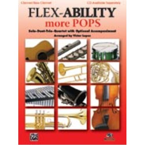 Flexability More Pops Clarinet / Bass Clarinet Book