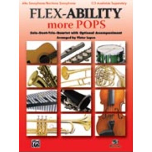 Flexability More Pops Alto Sax/ Baritone Sax Book