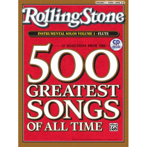 Rolling Stone Selections Inst Solos 1 Book/CD Fl