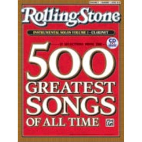 Rolling Stone Selections Inst Solos 1 Book/CD Cla