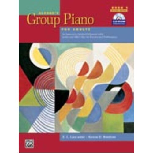 Alfreds Group Piano For Adults Book 1 Book/CDr 2nd Book
