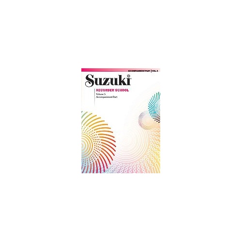 Suzuki Recorder School Vol. 5 Accompaniment Part by Summy Birchard, 28 pages, woodwind, recorder