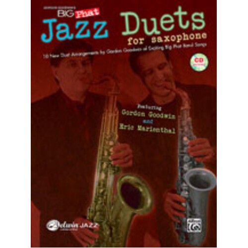 Big Phat Jazz Saxophone Duets Softcover Book/CD