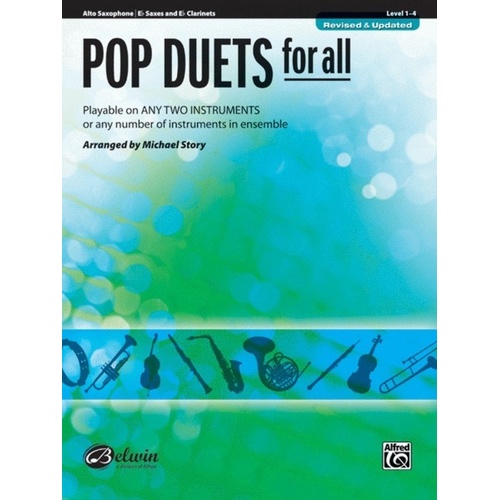 Pop Duets for All (Revised) for Alto Saxophone/Eb Clarinet