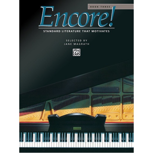 Encore Book 3 for Piano by Ed Magrath, 88 Pages, Alfred Music, Early-Advanced Literature