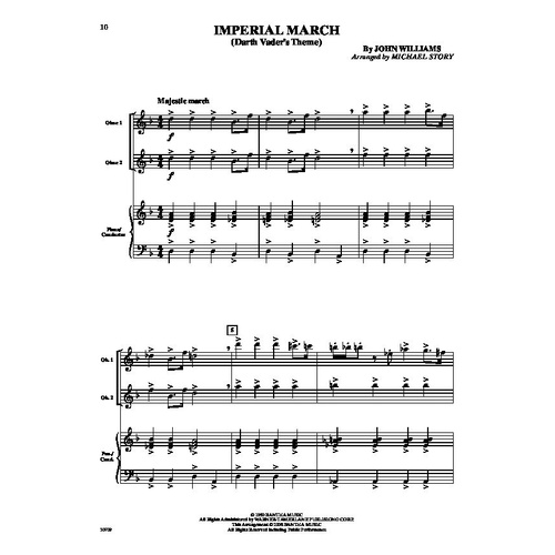 Pop Quartets for All (Revised) Piano/Conductor/Oboe by Michael Story