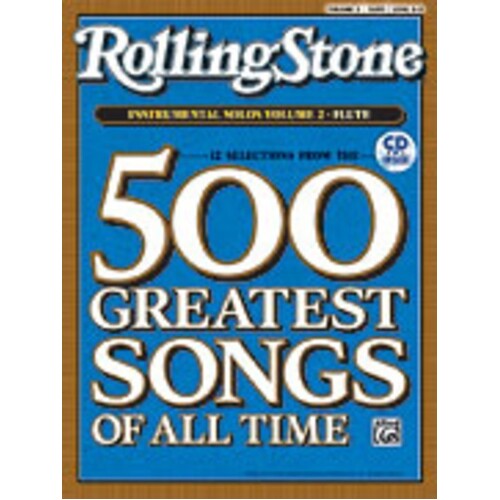 Rolling Stone Selections Inst Solos 2 Book/CD Flute Book