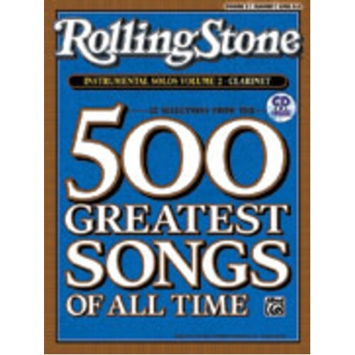 Rolling Stone Selections Inst Solos 2 Book/CD Cla