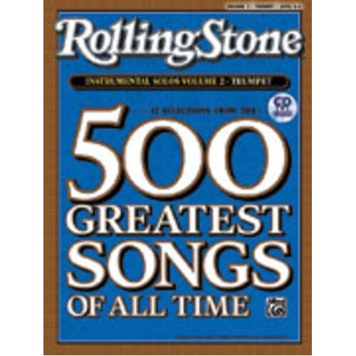 Rolling Stone Selections Inst Solos 2 Book/CD Trumpet Book