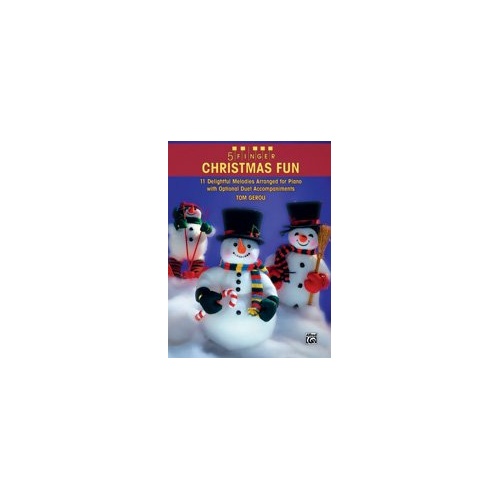 5 Finger Christmas Fun Arranged by Tom Gerou for Piano, 32 Pages