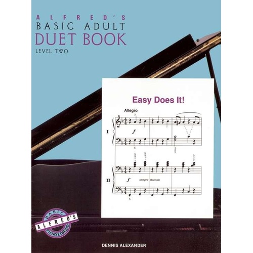 Alfred's Basic Adult Piano Course Duet Book 2