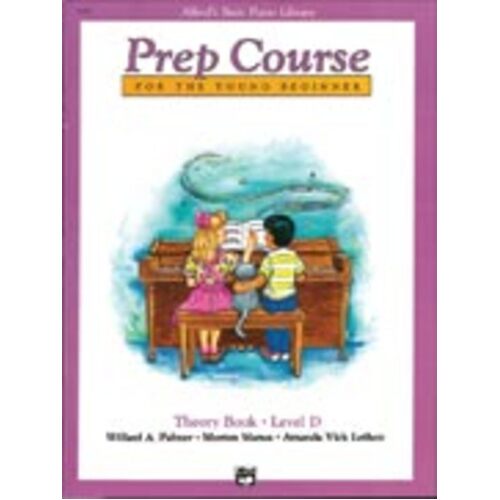 Alfred's Basic Piano Prep Course Theory Level D (Softcover Book)