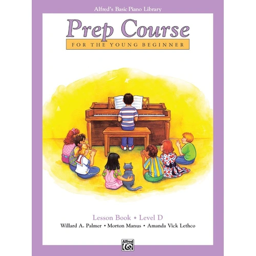 Alfred's Basic Piano Prep Course Lesson Book Level D