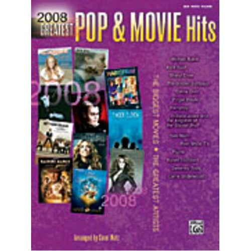 Greatest Pop And Movie Hits 2008 Big Note
