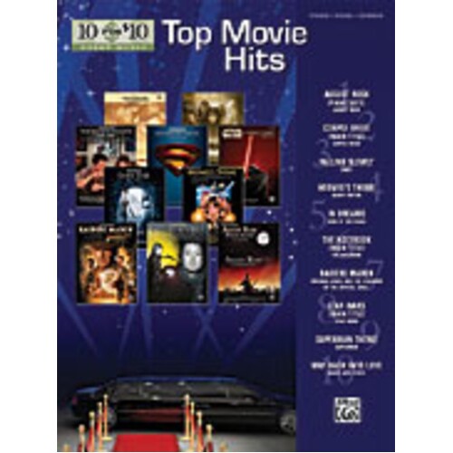 10 For 10 Top Movie Hits PVG (O/P) Book