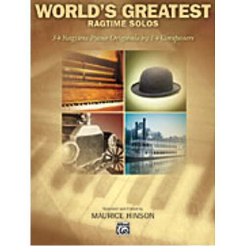 Worlds Greatest Ragtime Solos Advanced Piano Book