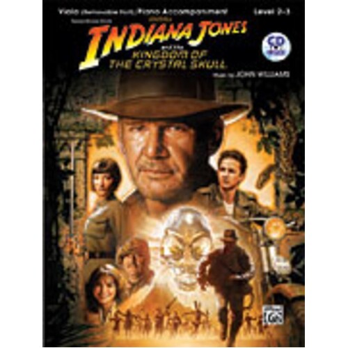 Indiana Jones Kingdom Crystal Skull Book/CD Viola Book