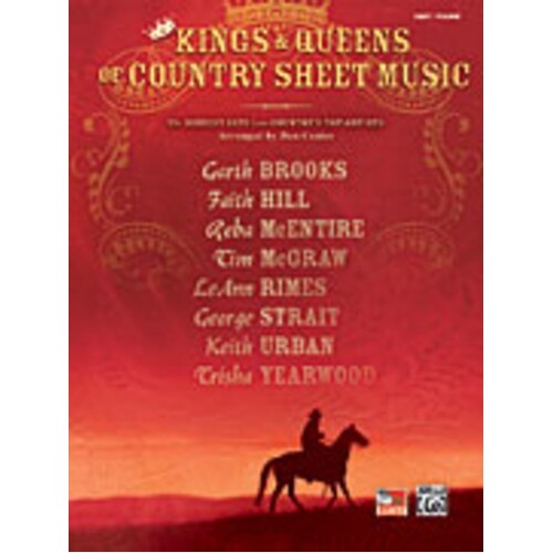 Kings And Queens Of Country Sheet Music Easy Piano Book
