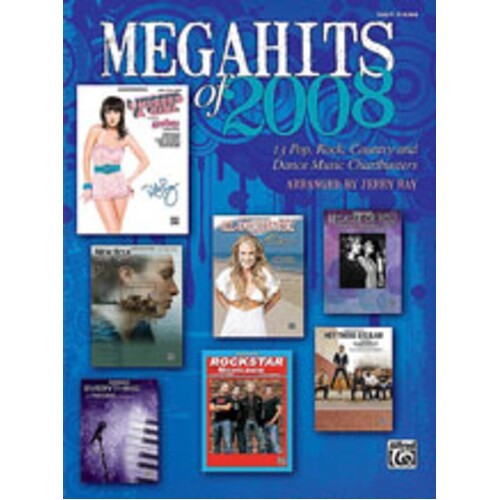 Megahits Of 2008 Easy Piano Book