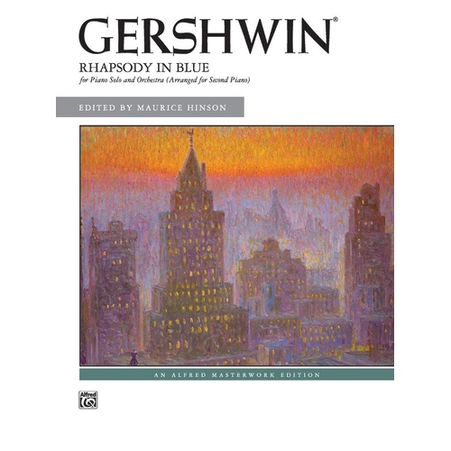 Gershwin - Rhapsody in Blue for Piano 2 Pianos 4 Hands, 48 Pages, Alfred Masterwork Edition, Publisher: Alfred Music