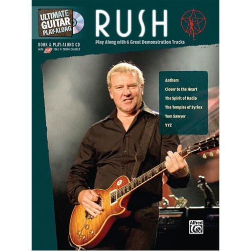 Rush Ultimate Guitar Play Along Book/CD Book