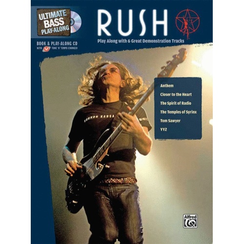 Rush Ultimate Bass Play Along Book/CD Bass TAB Book