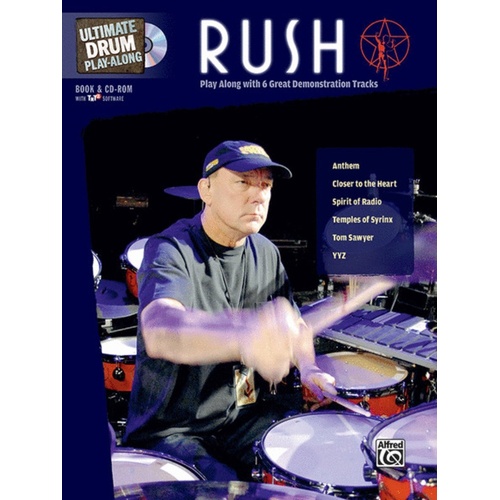 Rush Ultimate Drum Play Along Book/CD Book