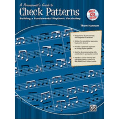 Percussionists Guide To Check Patterns Book/CD Book