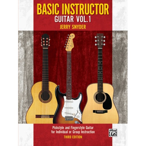 Basic Instructor Guitar Book 1 3rd Ed Guitar Book