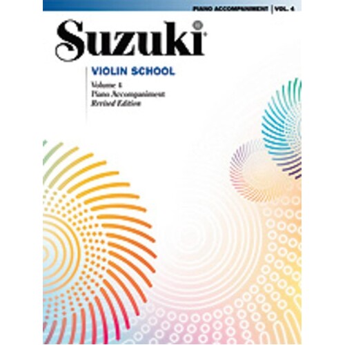 Suzuki Violin School Book 4 Piano Acc New Ed (Softcover Book)