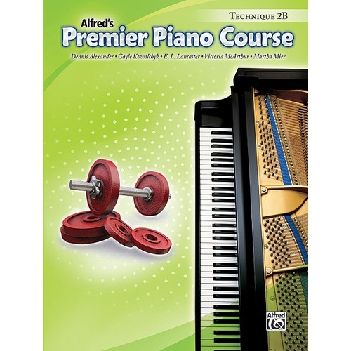 Premier Piano Course Technique 2B by Alfred Music, 40 Pages, Piano Instruction