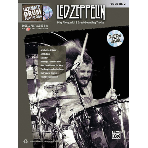 Led Zeppelin Ultimate Drum Playalong Vol 2 Book/CD Book
