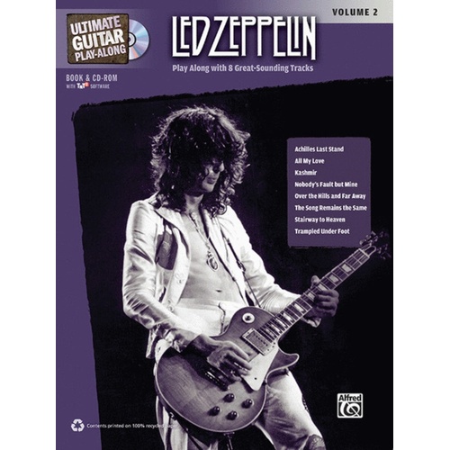 Led Zeppelin Ulimate Guitar Playalong Vol 2 Book