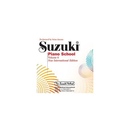 Suzuki Piano School Volume 6 CD