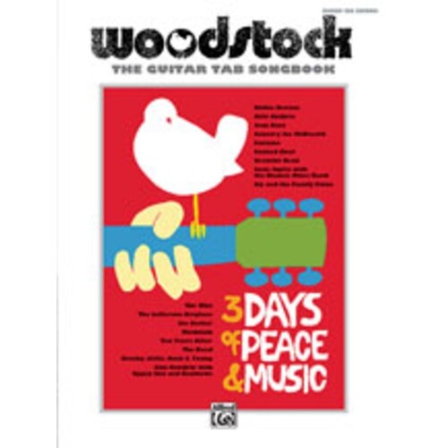Woodstock Guitar TAB Songbook Book